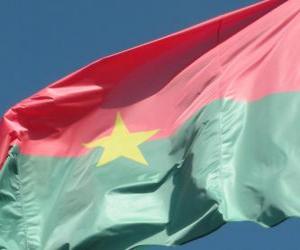 пазл Флаг Буркина Fasso